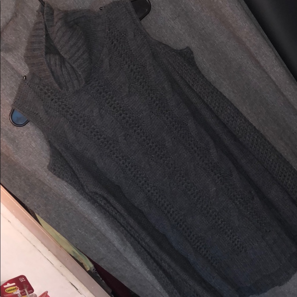 Gray sweater